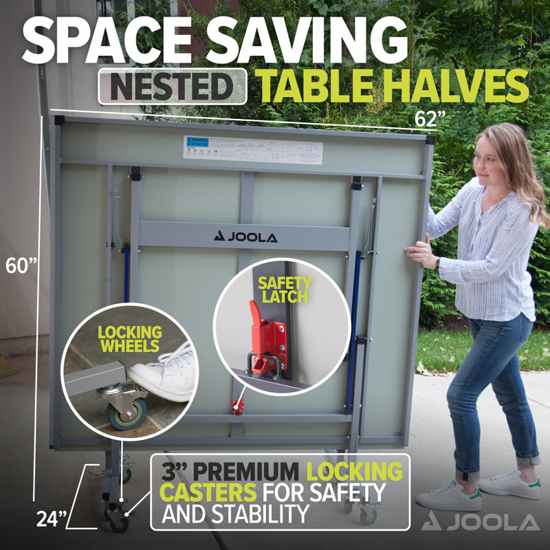 JOOLA Nova DX Outdoor Table Tennis Table Foldable Outside Ping Pong